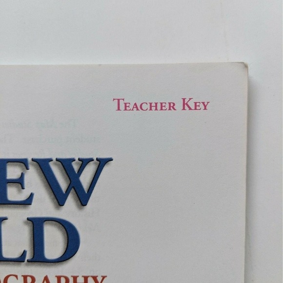 5/$12 Homeschool A Beka New World History Geography 6 Map Studies Review Teacher - Picture 3 of 7